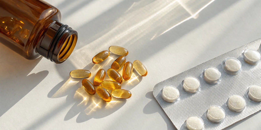 The safety of taking vitamins and paracetamol tablets together.