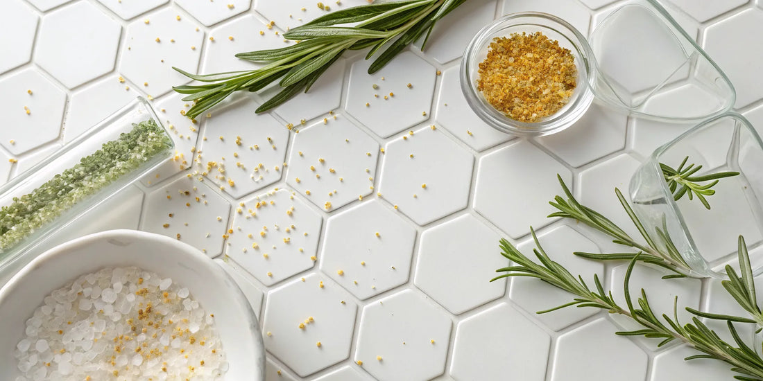 A selection of natural foods and herbs to help repair damaged nerves naturally.