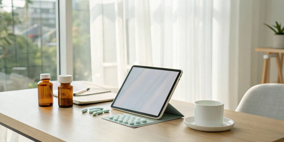 A safe plan on how to stop gabapentin for nerve pain, with pills and a bottle on a desk.