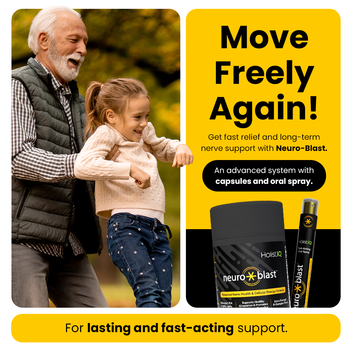 Neuro-Blast Advanced Nerve Health & Cellular Energy Formula - Capsules Only